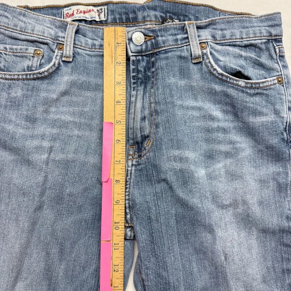 Red Engine Womens Jeans Size 30 Bootcut Blue Denim Made in America - Picture 5 of 10